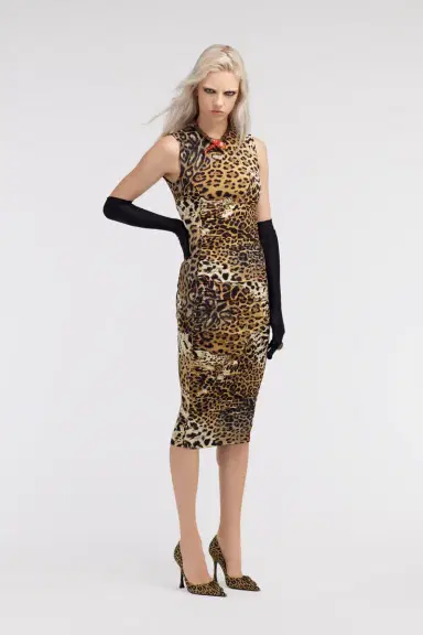 Roberto Cavalli Jaguar Skin print dress | Thumbnail 2