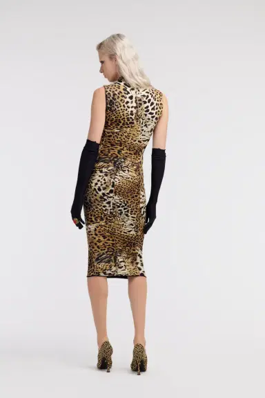 Roberto Cavalli Jaguar Skin print dress | Thumbnail 3