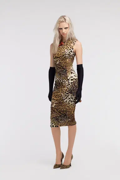Roberto Cavalli Jaguar Skin print dress | Thumbnail 5