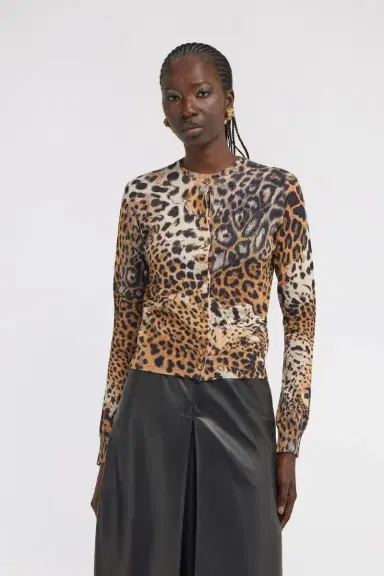 Roberto Cavalli Malachite print cardigan | Thumbnail 2