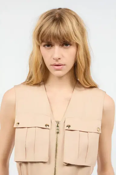 Roberto Cavalli Mini Dress With Utility Pockets | Thumbnail 4