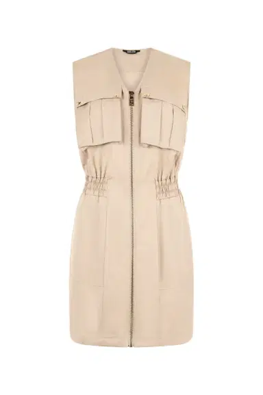 Roberto Cavalli Mini Dress With Utility Pockets | Thumbnail 1