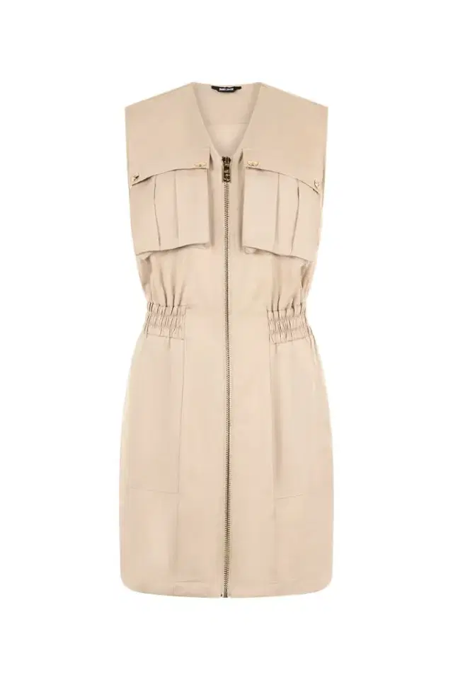 Roberto Cavalli Mini Dress With Utility Pockets