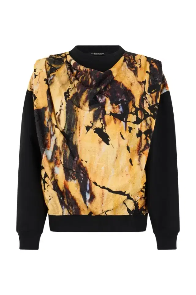 Roberto Cavalli Marble print sweatshirt