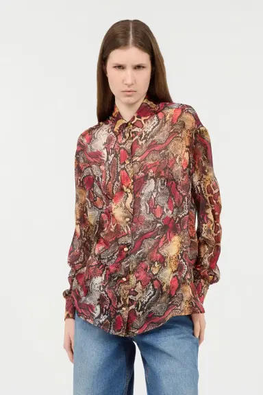 Roberto Cavalli Shirt With Python Print | Thumbnail 2 Roberto Cavalli Shirt With Python Print | Thumbnail 2