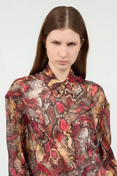 Roberto Cavalli Shirt With Python Print | Thumbnail 5 Roberto Cavalli Shirt With Python Print | Thumbnail 5