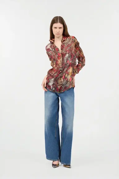 Roberto Cavalli Shirt With Python Print | Thumbnail 7 Roberto Cavalli Shirt With Python Print | Thumbnail 7