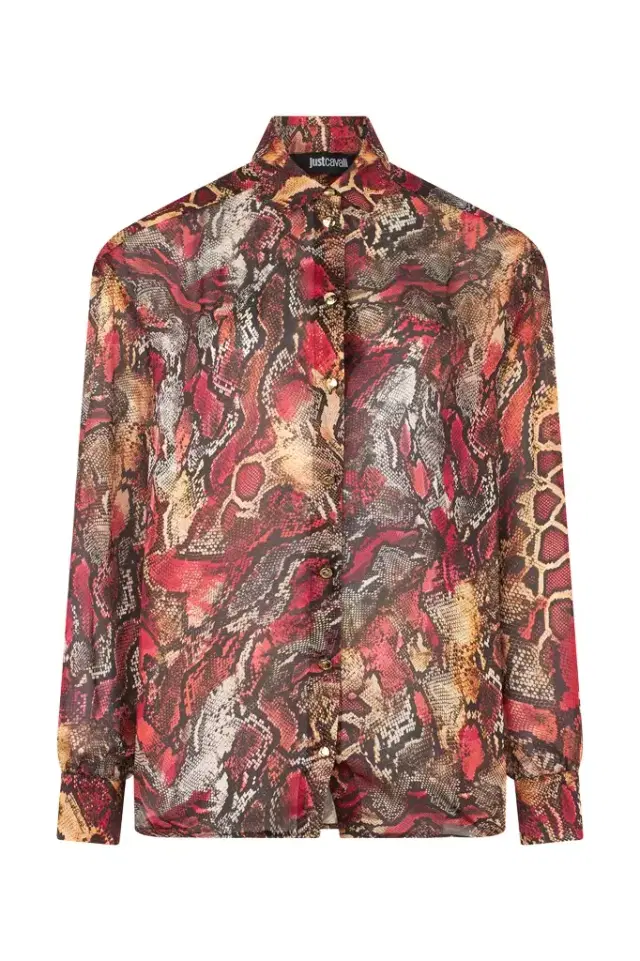 Roberto Cavalli Shirt With Python Print