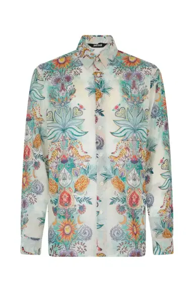 Roberto Cavalli Tropical Garden Print Shirt | Thumbnail 1 Roberto Cavalli Tropical Garden Print Shirt | Thumbnail 1