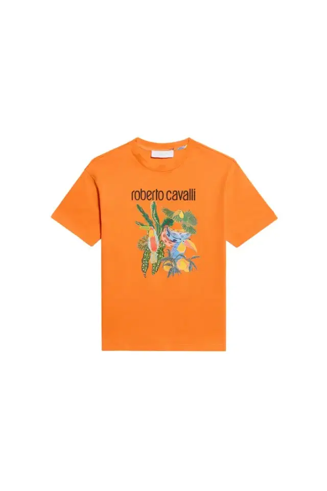 Roberto Cavalli Tropical Print T-shirt