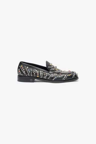 Roberto Cavalli Loafers With Studs And Stones | Thumbnail 2