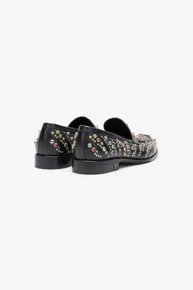 Roberto Cavalli Loafers With Studs And Stones | Thumbnail 3