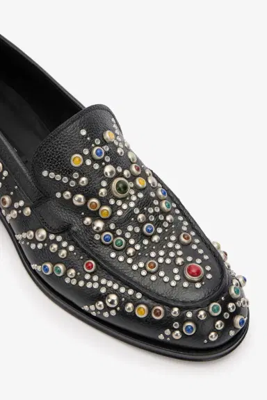 Roberto Cavalli Loafers With Studs And Stones | Thumbnail 5