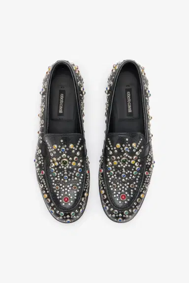 Roberto Cavalli Loafers With Studs And Stones | Thumbnail 6