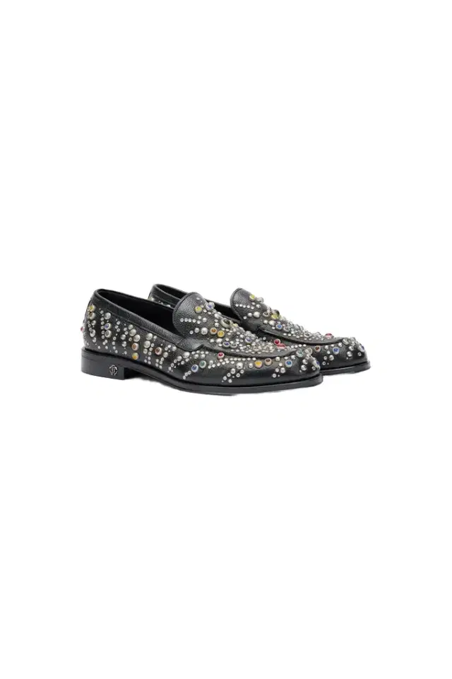 Roberto Cavalli Loafers With Studs And Stones