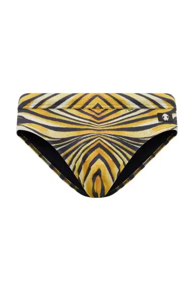 Roberto Cavalli Ray Of Gold Print Sea Brief | Thumbnail 1