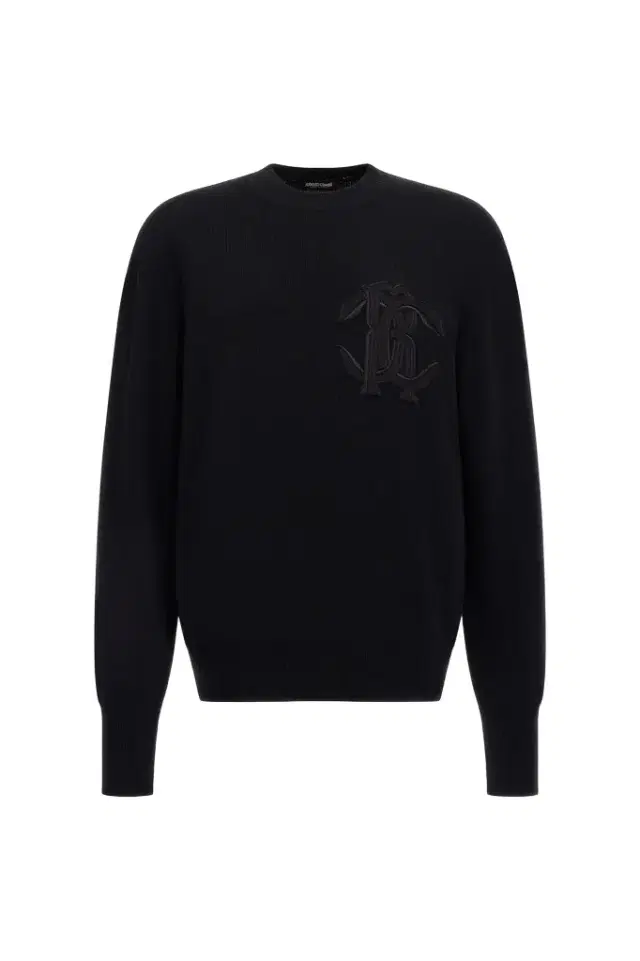 Roberto Cavalli Embroidered Logo Sweater