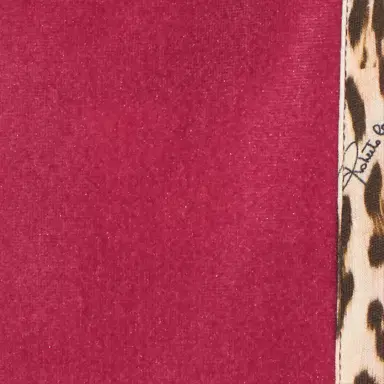 Roberto Cavalli Velvet pants with animal print details | Thumbnail 3