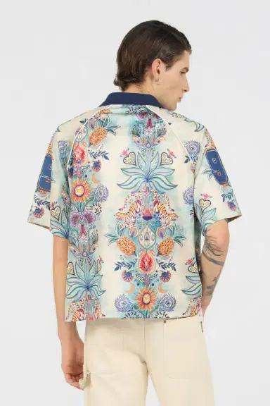 Roberto Cavalli Tropical Garden Print T-Shirt | Thumbnail 3 Roberto Cavalli Tropical Garden Print T-Shirt | Thumbnail 3