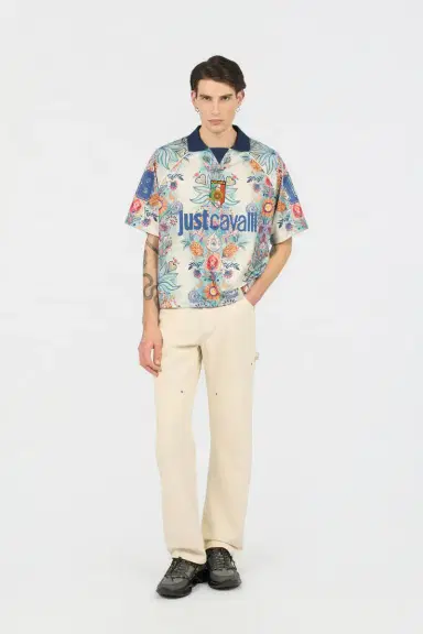 Roberto Cavalli Tropical Garden Print T-Shirt | Thumbnail 6 Roberto Cavalli Tropical Garden Print T-Shirt | Thumbnail 6