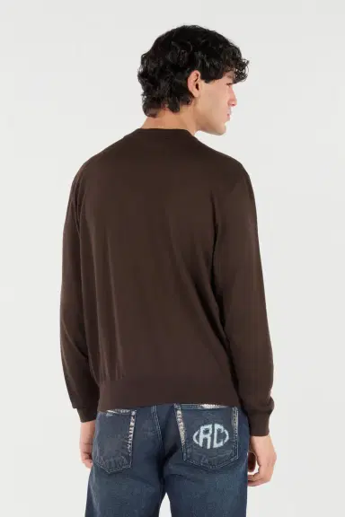 Roberto Cavalli Wool Sweater With Winged Logo | Thumbnail 3 Roberto Cavalli Wool Sweater With Winged Logo | Thumbnail 3