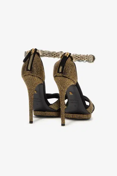 Roberto Cavalli Panther-head high-heel sandals | Thumbnail 3