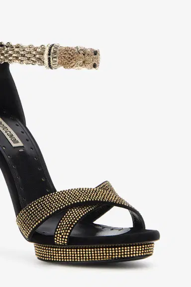 Roberto Cavalli Panther-head high-heel sandals | Thumbnail 4