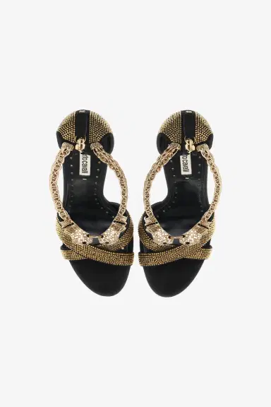 Roberto Cavalli Panther-head high-heel sandals | Thumbnail 5