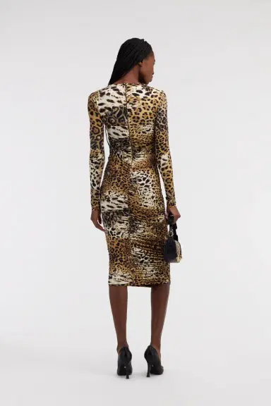 Roberto Cavalli Jaguar Skin print dress | Thumbnail 3