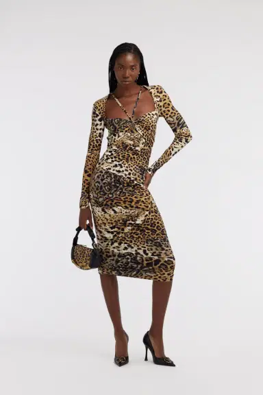 Roberto Cavalli Jaguar Skin print dress | Thumbnail 5
