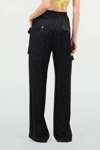 Roberto Cavalli Pants With Solid-Color Jaguar Skin Print | Thumbnail 3 Roberto Cavalli Pants With Solid-Color Jaguar Skin Print | Thumbnail 3