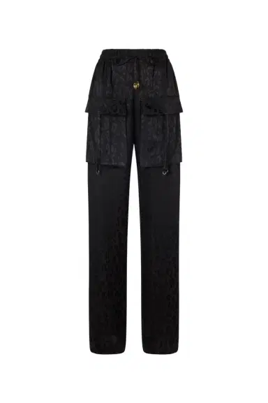 Roberto Cavalli Pants With Solid-Color Jaguar Skin Print | Thumbnail 1 Roberto Cavalli Pants With Solid-Color Jaguar Skin Print | Thumbnail 1