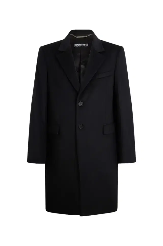 Roberto Cavalli Wool Blend Coat