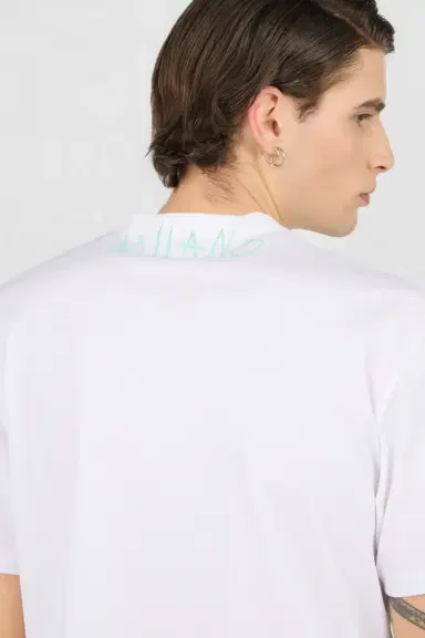 Roberto Cavalli White T-Shirt With Logo | Thumbnail 5