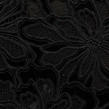 Roberto Cavalli Long Floral Lace Skirt | Thumbnail 4
