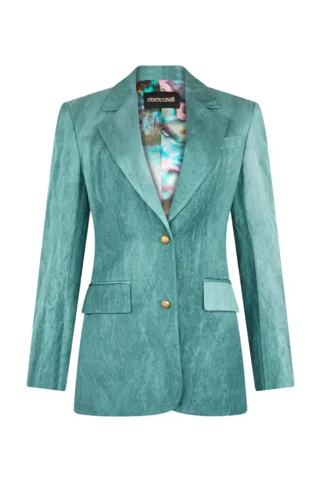 Roberto Cavalli Single-breasted structured blazer