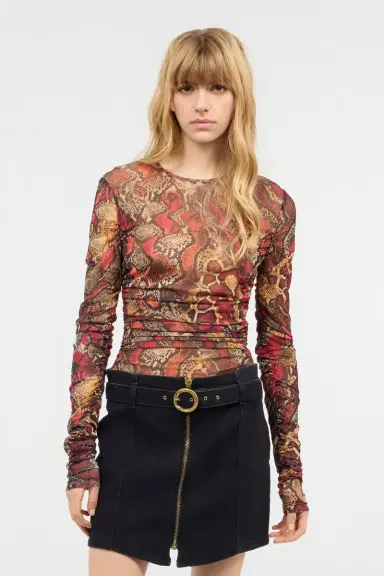 Roberto Cavalli Sweater With Python Print | Thumbnail 2 Roberto Cavalli Sweater With Python Print | Thumbnail 2