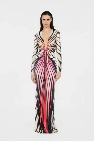 Roberto Cavalli Ray Of Paradise Print Maxi Dress | Thumbnail 2 Roberto Cavalli Ray Of Paradise Print Maxi Dress | Thumbnail 2