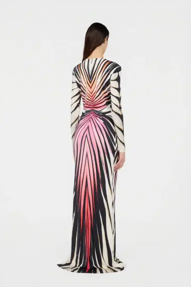Roberto Cavalli Ray Of Paradise Print Maxi Dress | Thumbnail 3 Roberto Cavalli Ray Of Paradise Print Maxi Dress | Thumbnail 3