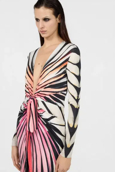 Roberto Cavalli Ray Of Paradise Print Maxi Dress | Thumbnail 4 Roberto Cavalli Ray Of Paradise Print Maxi Dress | Thumbnail 4