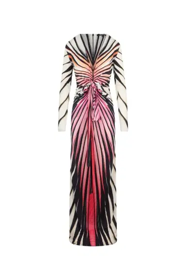 Roberto Cavalli Ray Of Paradise Print Maxi Dress | Thumbnail 1 Roberto Cavalli Ray Of Paradise Print Maxi Dress | Thumbnail 1