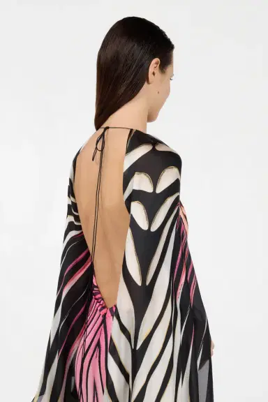 Roberto Cavalli Ray Of Paradise Print Silk Maxi Dress | Thumbnail 5 Roberto Cavalli Ray Of Paradise Print Silk Maxi Dress | Thumbnail 5