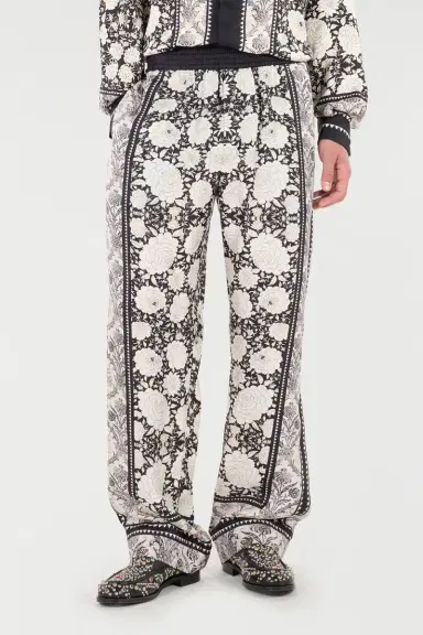 Roberto Cavalli Pants With Floral Print | Thumbnail 2