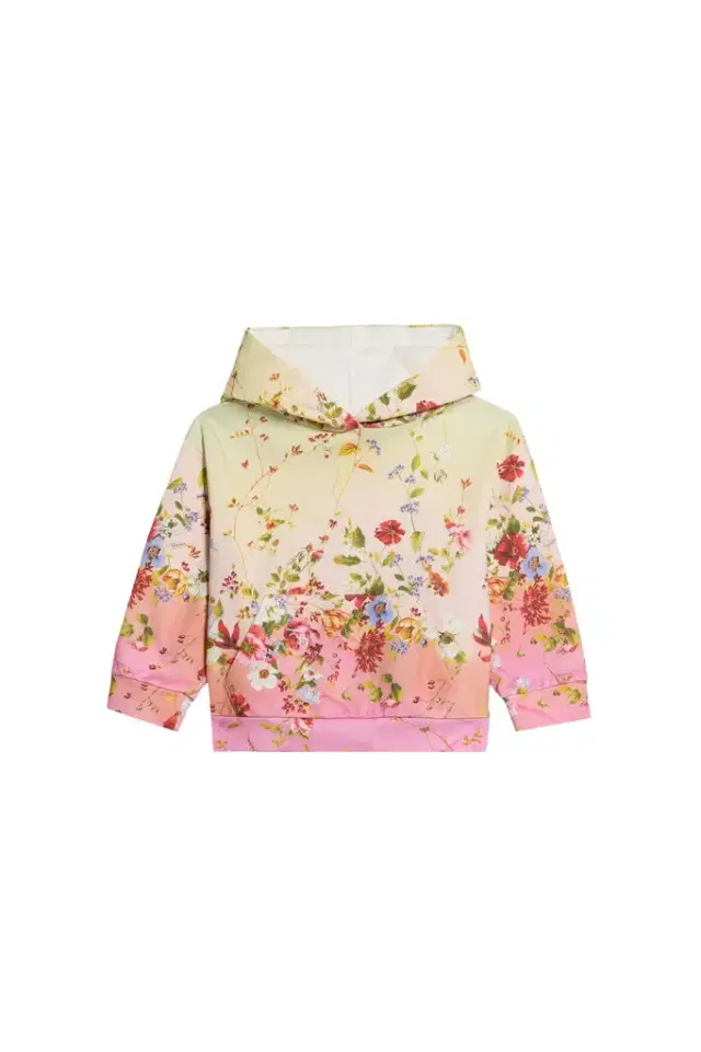 Roberto Cavalli Miami Flowers Print Cotton Sweatshirt
