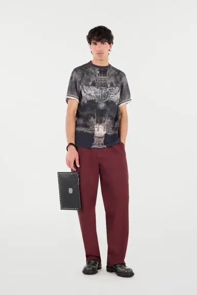 Roberto Cavalli T-Shirt With Winged Monogram | Thumbnail 7 Roberto Cavalli T-Shirt With Winged Monogram | Thumbnail 7