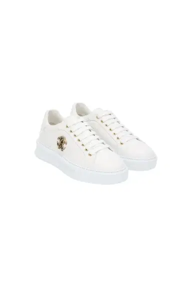 Roberto Cavalli Sneaker With Mirror Snake Monogram | Thumbnail 1