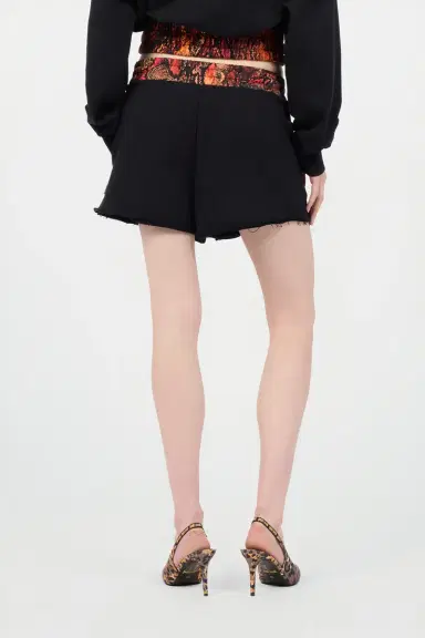 Roberto Cavalli Sports Shorts With Python Print Waistband | Thumbnail 3