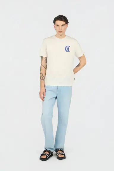 Roberto Cavalli White T-Shirt With Logo | Thumbnail 6