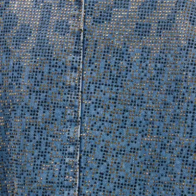 Roberto Cavalli Cropped Denim Jacket With Rhinestones | Thumbnail 4