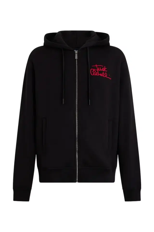 Roberto Cavalli Hoodie with Embroidered Logo